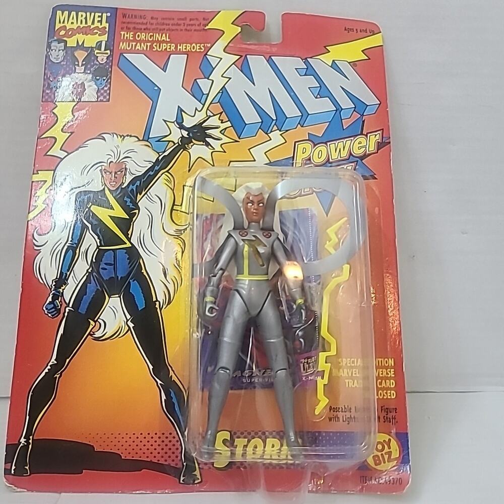 1993 Toy Biz Uncanny X-Men Power FX Storm Action Figure Marvel Universe